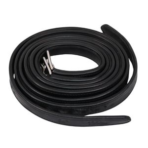 Commonwealth Yoho Rolled Stirrup Leathers - Black