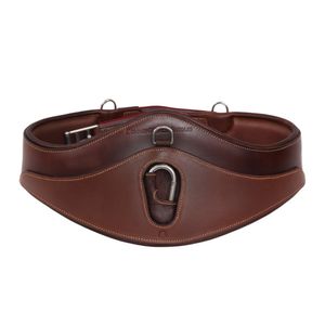 Commonwealth Rideau Anatomical Long Leather Girth - Brown
