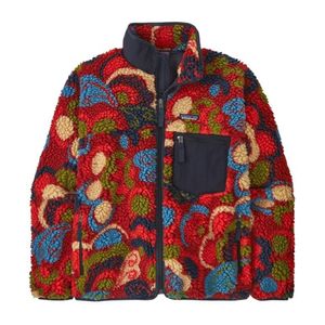 Patagonia Women's Classic Retro-X Fleece Jacket - River River/Amanita Red