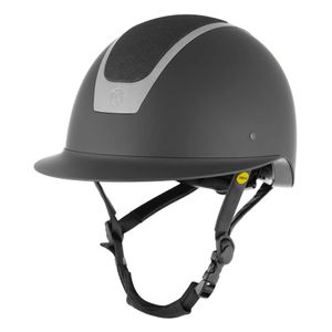 Equinavia Crown Mips® Riding Helmet - Black / Black / Shimmer