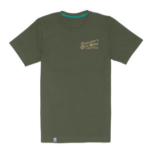 Sendero Provisions Men's Hand Tied Flies T-Shirt - Army Green