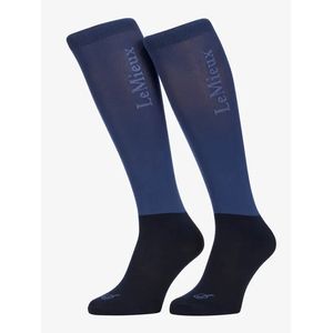 LeMieux Unisex Competition Socks 2 Pack - Shadow
